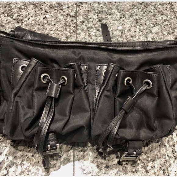 Prada Leather Flap and Nylon Bag - Picture 5 of 13